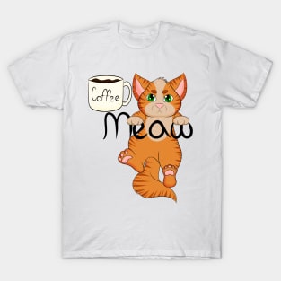 Coffee Meow T-Shirt